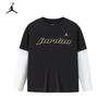 Jordan AJ Boys' Faux Two-Piece Long Sleeve T-Shirt