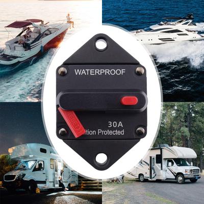 20A-200A Circuit Breaker Fuse Inverter Waterproof with Manual Reset Button for Auto Marine