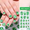 User Friendly Waterproof Nail Stickers For Kids Cartoon Four Leaf Simple Apply Multiple Designs Fun Nail Decals
