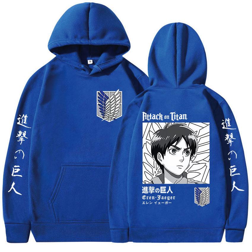 Anime Attack On Titan Graphic Hoody Men Women Clothing Hip Hop Oversized Sweatshirts Fashion Oversized Fleece Hoodies Streetwear