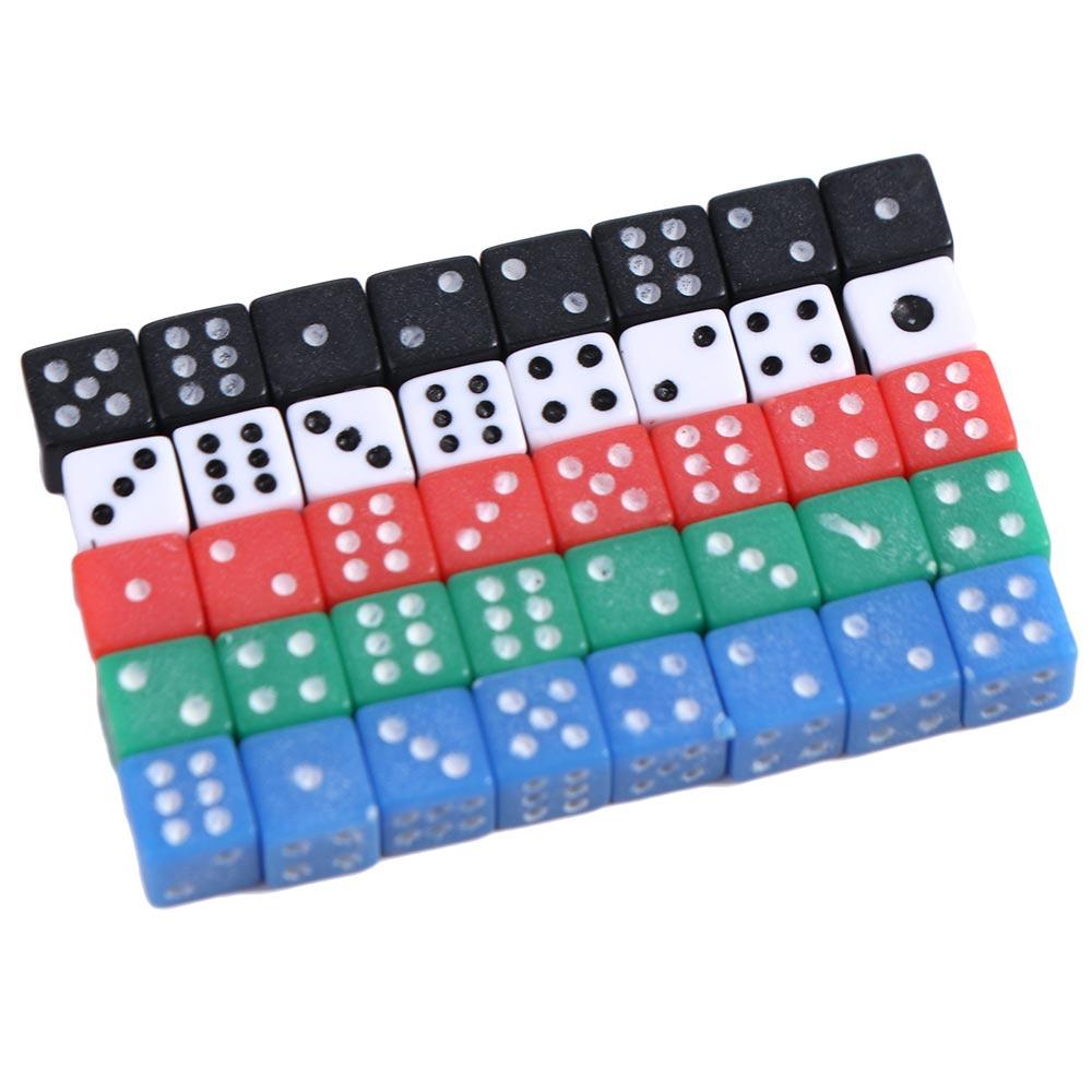 6 Sided Mini Dice 5mm Party Dice D6 5mm Dice  Board Game