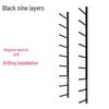 Wall-Mounted Yoga Mat Rack: Studio & Home Storage Display Shelf