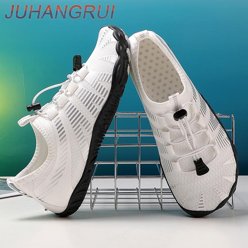 Wasserschuhe Für Damen Herren Barfuß Strandschuhe Anti-Rutsch Schnelltrocknend Outdoor Watschuhe Schwimmschuh Unisex Sneaker Atmungsaktiv