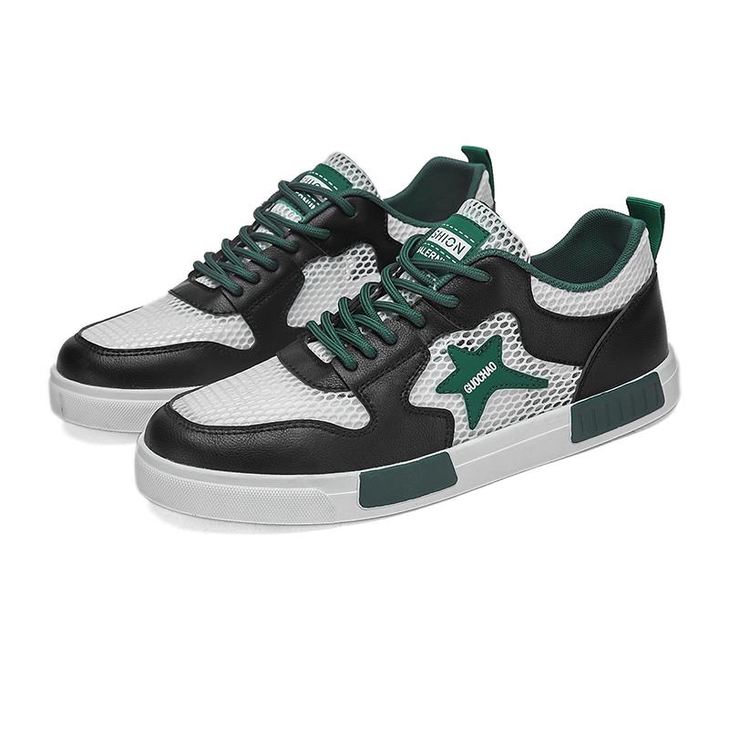 Men’s Sports Shoes Summer Breathable Casual Skateboard Shoes Plus Size Running Sneakers Shoes for Students