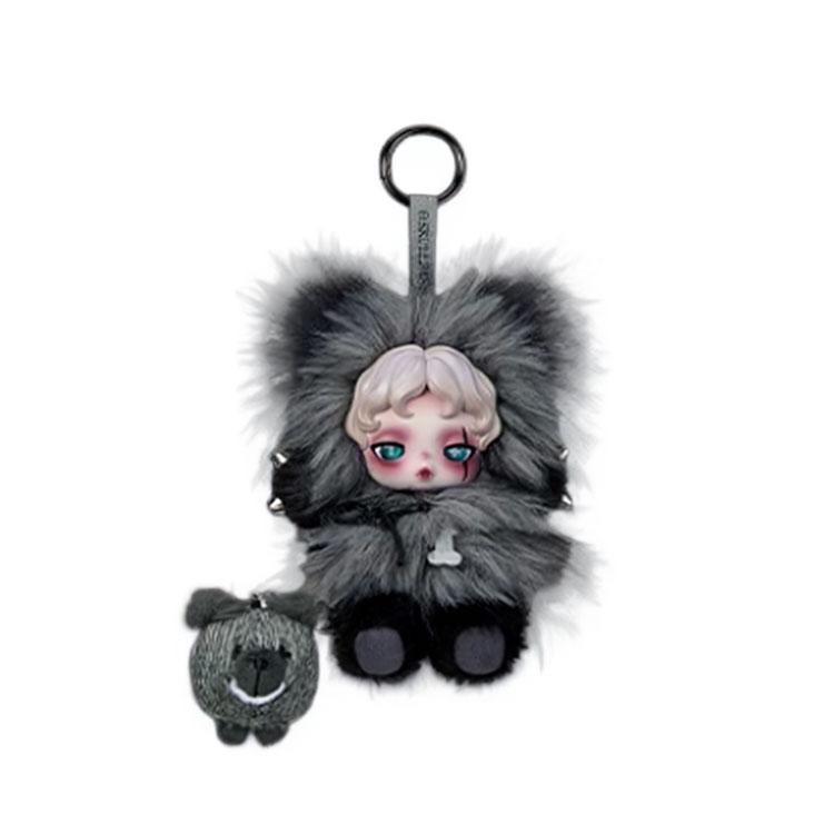 New POP MART Skullpanda Insomnia Theater Collection, Plush Doll Charm Mystery Boxes Single Blind Box/whole Box 9 Pcs PPMT-2509-0018