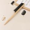 Eco-friendly Wide Tooth Hair Comb Anti-Static Smooth Comb Rat Tail Brush  for Gift