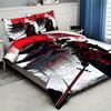 Attic Black Warrior Pattern 3D Printed Duvet Cover Japanese Style Bedding Set Pillowcases Polyester Soft Comfortable Quilt Cover
