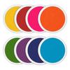Large Stamp Pad 7-Inch Kids Washable Ink Pad Set With 8 Vibrant Colors, Ideal For Arts, Crafts, And School Projects