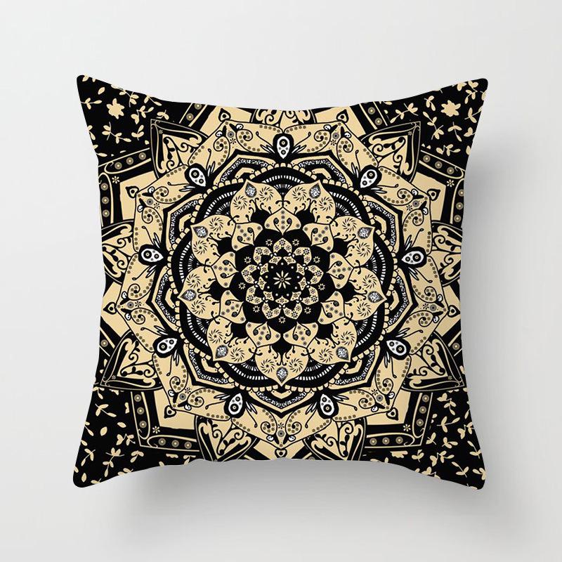 New Mandala Series Ethnic Theme Polyester Pillow Case Cushion Exotic