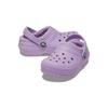 Crocs Klasyczne z podszewką Codzienne Wygodne Ciepłe Klapki Dziecięce Klapki Dziecięce Fioletowe 207010-5PR