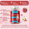 Capsule di ASTAXANTINA - Vitamine biologiche ad alta potenza da Haematococcus pluvialis – circolazione sana, umore, cognizione e salute dei capelli