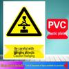 No Smoking or Open Flames Warning Sign - Electric Shock Caution for Construction Sites
