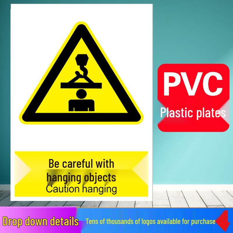 No Smoking or Open Flames Warning Sign - Electric Shock Caution for Construction Sites