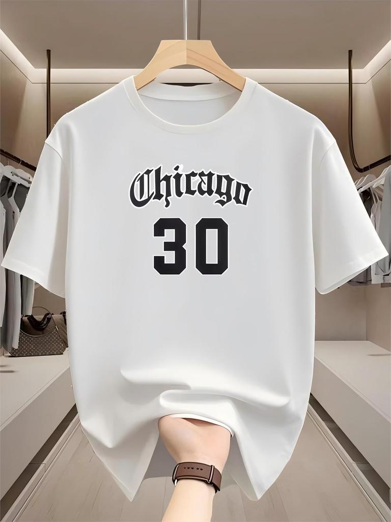 New summer short sleeved T-shirt with fashionable printed design