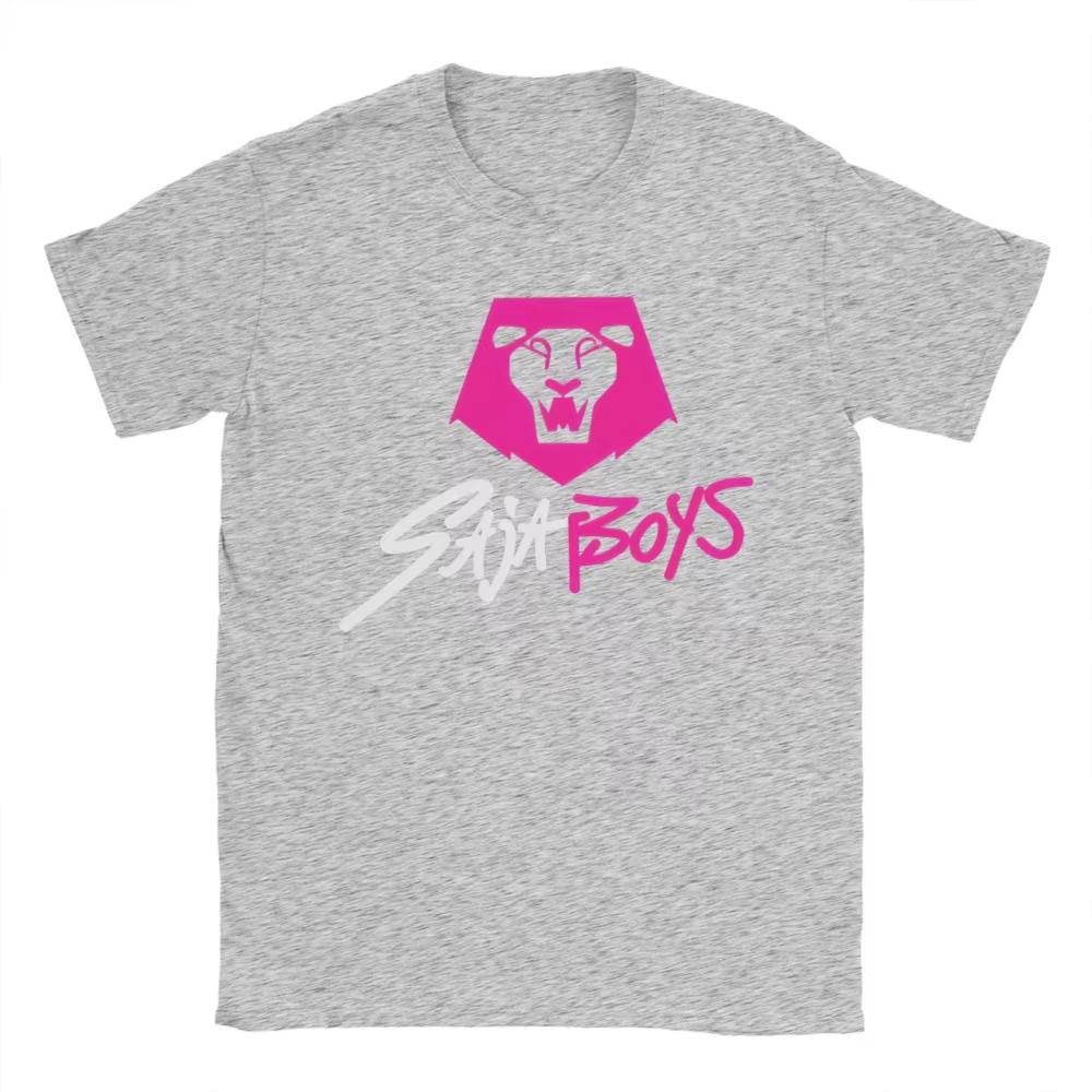 Autumn Saja Boys Men's T Shirt Kpop Demon Hunters Fashion Tees Women Short Sleeve Crewneck T-Shirts Cotton Birthday Gift Tops