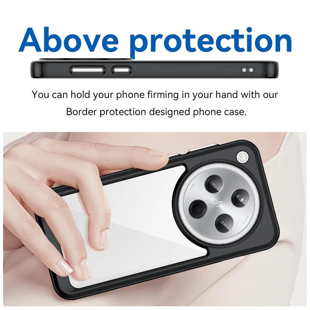 Phone Case For Oppo Find X8 , Clear Transparent Phone Case Cover For Oppo Find X8