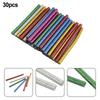 30pcs Hot Glue Glitter Glue Colored Hot Melt Glue Repair Tool For Wood/plastic/fiber/electronic/electrical Components/ceramics