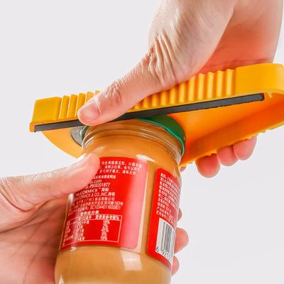 Abridor de Latas Multiuso Abridor de Potes e Garrafas Portátil Universal para Latas Antiderrapante Economia de Esforço Tampa de Garrafa de Torção Utensílios de Cozinha