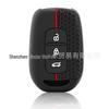 Renault Koleos 3-Button Hollow Silicone Key Cover with Honeycomb Pattern