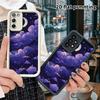 Phone Case: 2D Flat Samsung Galaxy A34 A35 M05 M06 S20 S22 S21 FE Plus 5G Step Edge Case, Cloud and Crescent Moon, Christmas and Halloween Gift