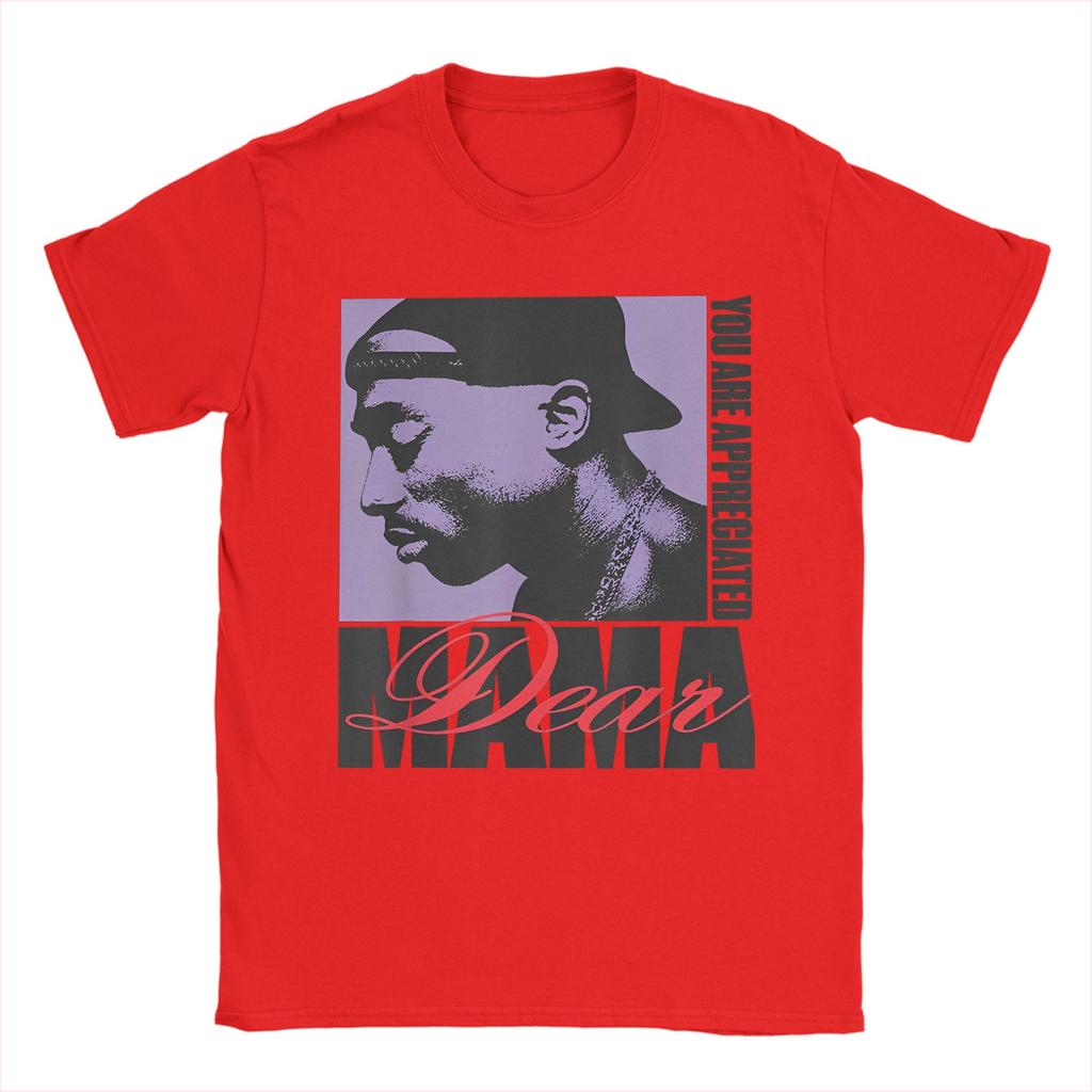 Funny Rapper 2pac Music T-Shirt For Men Women Round Neck Short Sleeve Tops Tupac 100%Cotton Summer Clothing