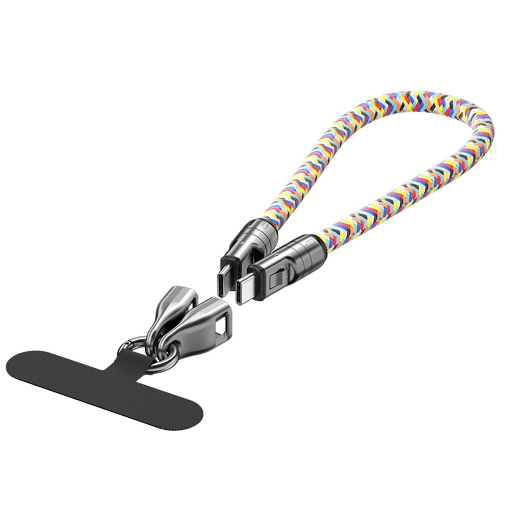 Phone Lanyard Charging Cable Type C to Type C 240W Smart Chip PD Charging Data Sync