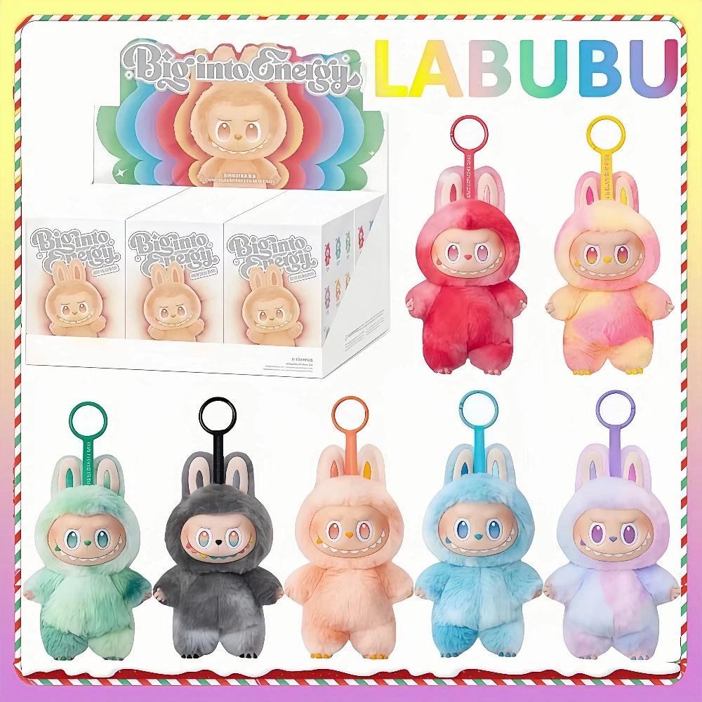 Cute Car Accessories | New Labubu Plush Doll Car Accessories Rearview Mirror / Dashboard Decoration Interior Goodies