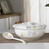 Qiuci Large Ceramic Lidded Soup Bowl