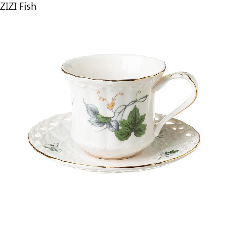 Flowers and Beauties Ceramic Cup&saucer Teapot Coffee Mug Dining Table Milk Mugs Afternoon Tea Teacup Fruit Juice Container