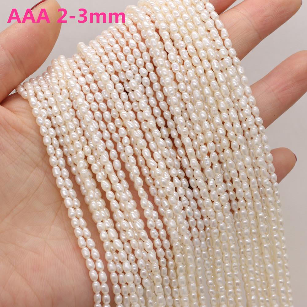 

1 нить жемчужных бусин в форме риса своими руками 2-7 мм для изготовления ювелирных изделий своими руками ожерелье браслет серьги аксессуары цепь 36 см 2-3mm