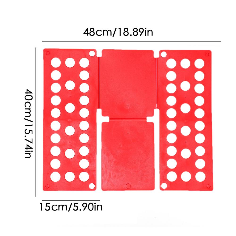 Easy-Fold Plastic Laundry Board for Kids and Adults Home Shirt Folding Storage Tool Quick Clothes Organizer Fold Helper