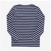 SainT James Kids Long Sleeve T shirT Modern sTripe Marine Neige 2066