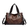 Luxury Designer Handbags for Women 2026 Vintage Large Pu Leather Woman Tote Bag Brand Hand Bags Ladies Shoulder Crossbody Bags