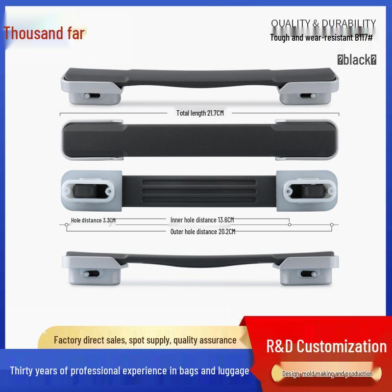 Luggage Handle Replacement & Repair Kit - Leather Case & Bag Accessories