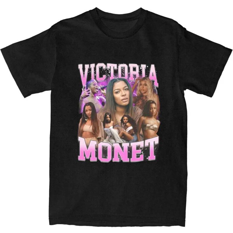 Victoria Monet for Men Women T Shirt American Singer Apparel Vintage Tees T-Shir