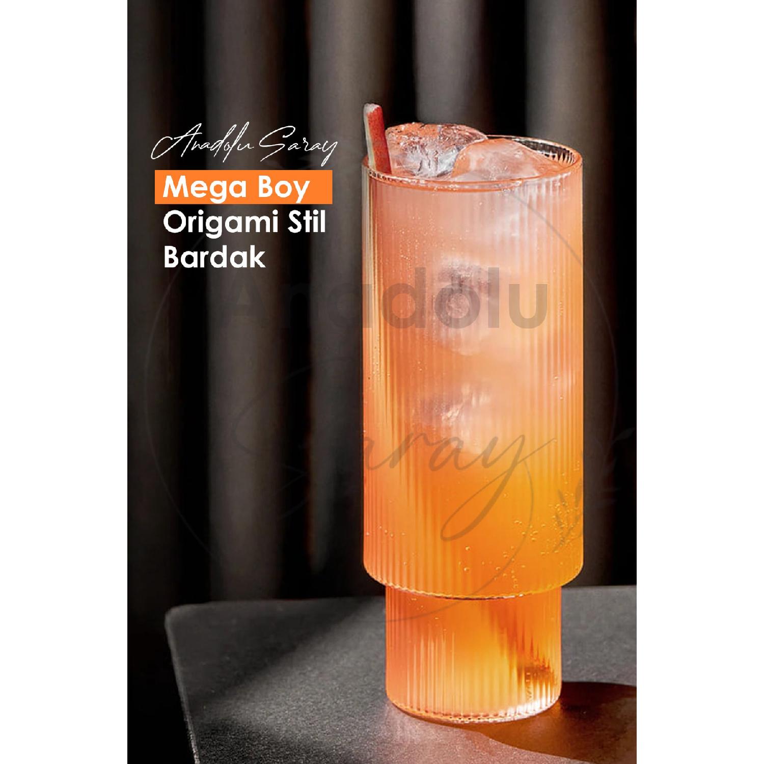 

Термостойкая боросиликатная чашка в стиле оригами большого размера | Кофейное и презентационное стекло Боросиликатное стекло