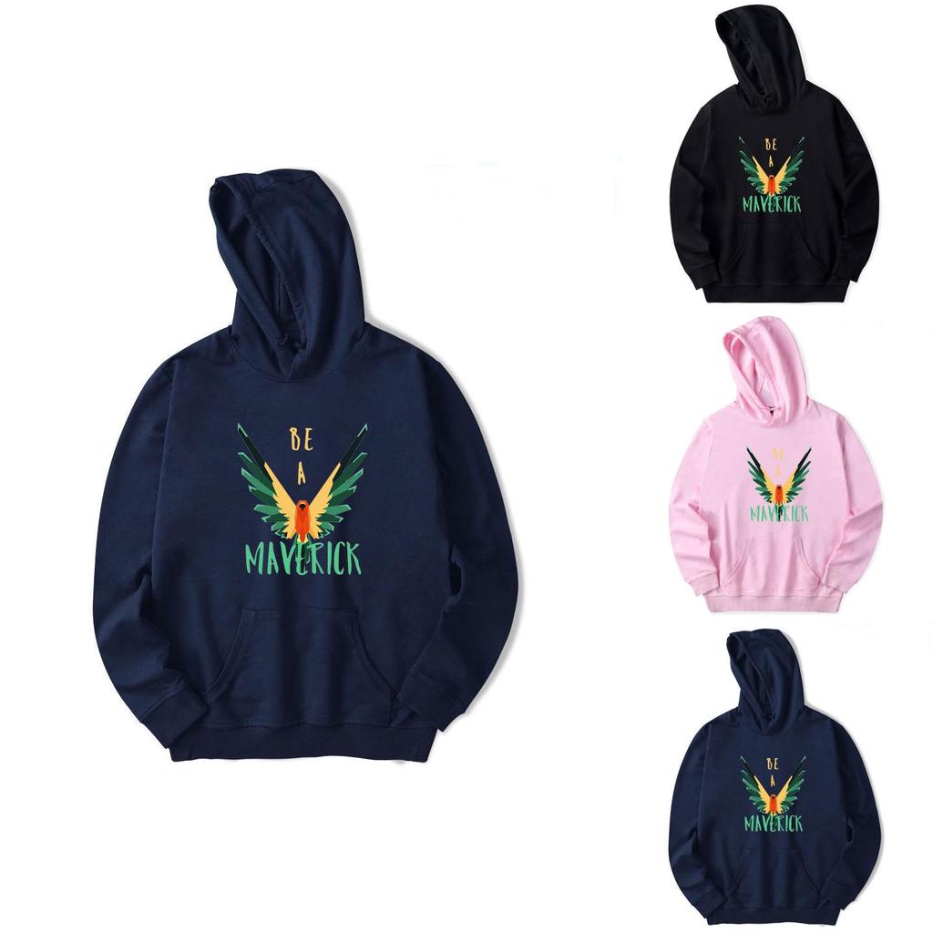 Sweat à Homme Capuche Logan Paul Be A Maverick Bird Femme Sweatshirts Pull Veste