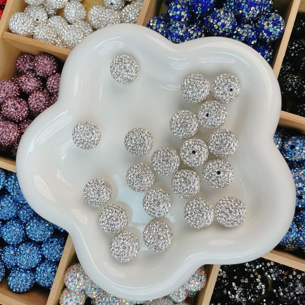 Handmade Rhinestone Crystal Beads for DIY Jewelry: Diamond Ball, Spacer, Pendant Materials