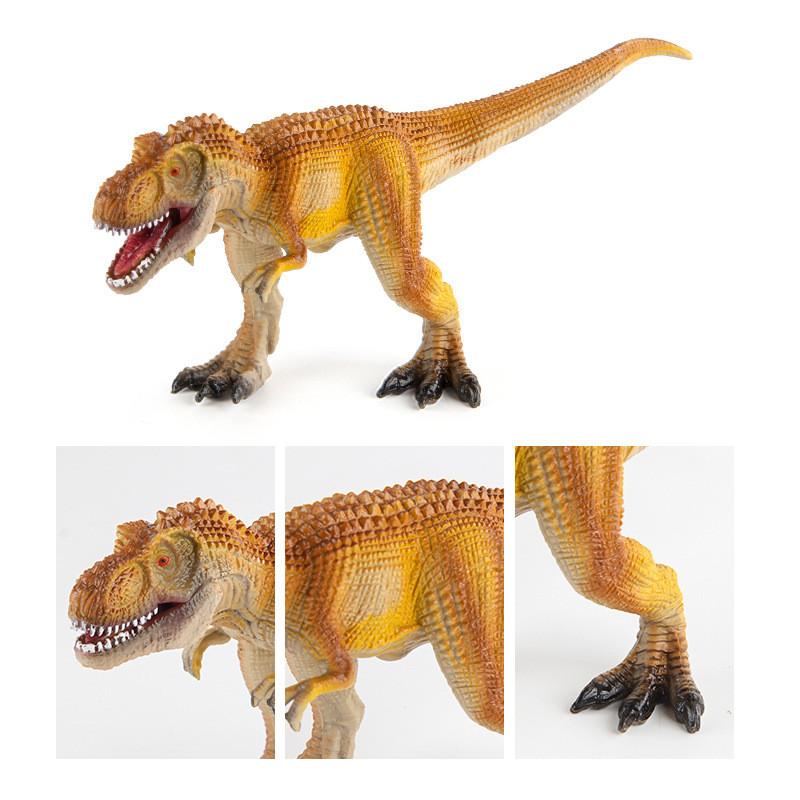 Vibrant Colorful Jurassic Dinosaur Figurines Set With 7 Realistic Models For Play