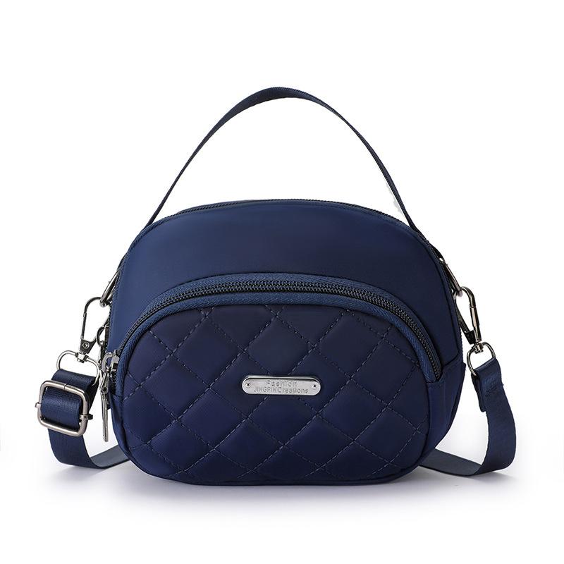 One Shoulder Versatile Mini Bag Casual Oxford Cloth Women's Bag Mobile Wallet Printed Nylon Cloth Bag Crossbody Bag