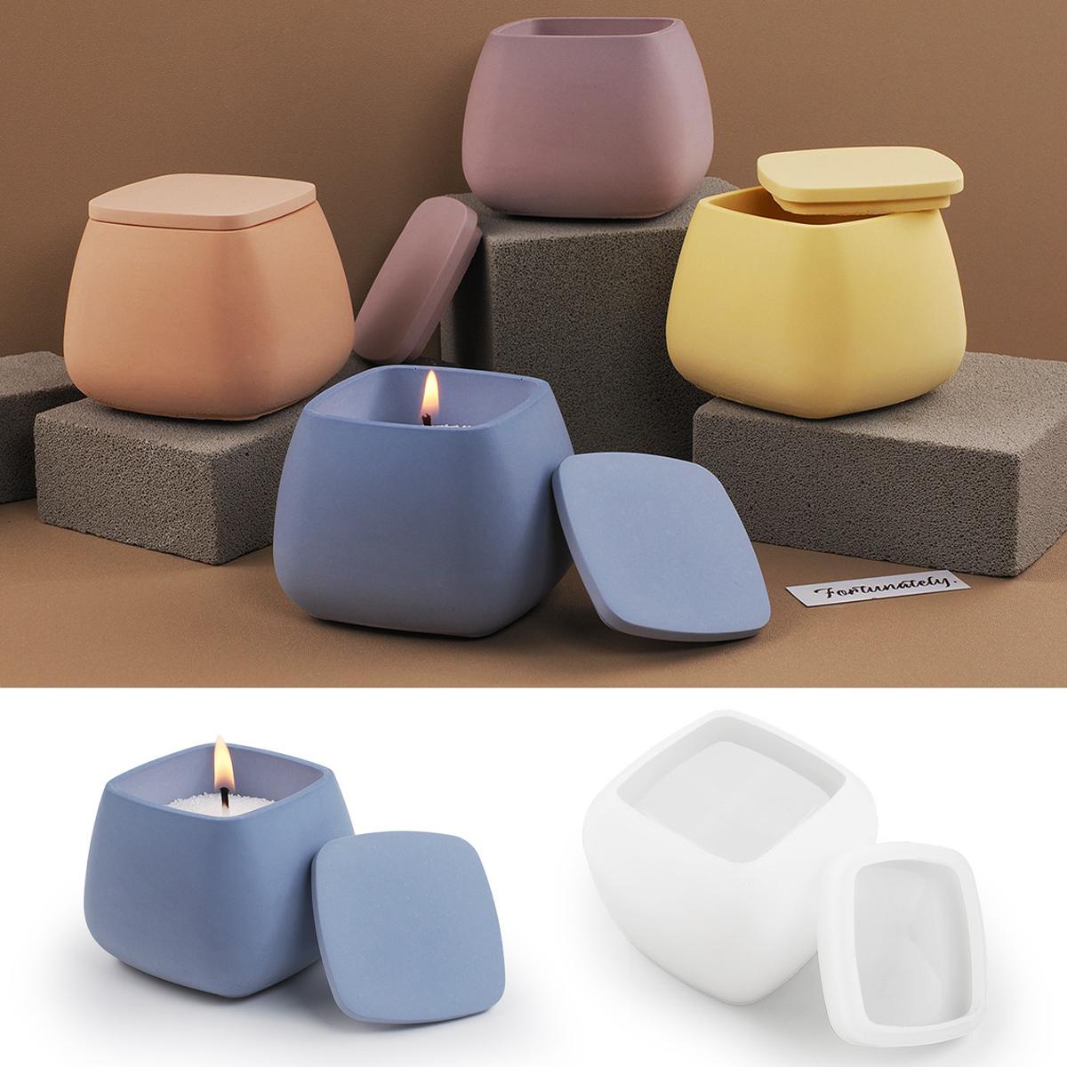 1 шт. квадратная банка для свечей — фото 6