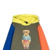 Polo Ralph Lauren Kids SS23 Cartoon Bär Print Lässiger Hoodie Kinder Hoodies Multicolor 323899439-001