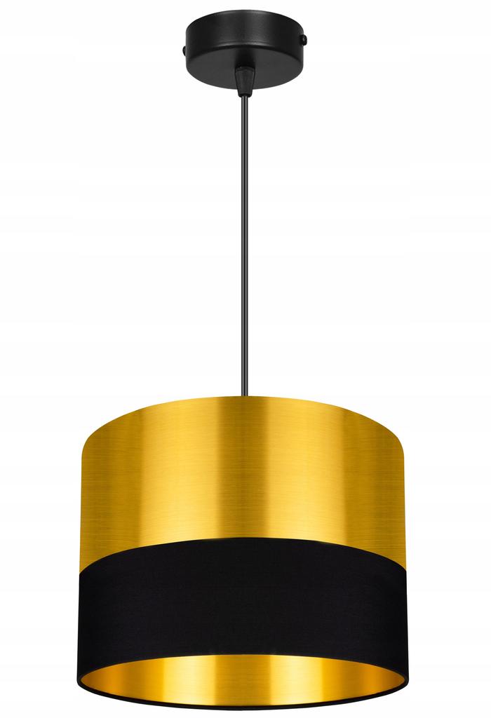 CEILING HANGING LAMP, GOLDEN LAMPSHADE, LED