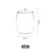 Multipurpose Clear Storage Jar: Perfect for Pickling, Brewing, Salting, Nuts, Grains, and Cereals