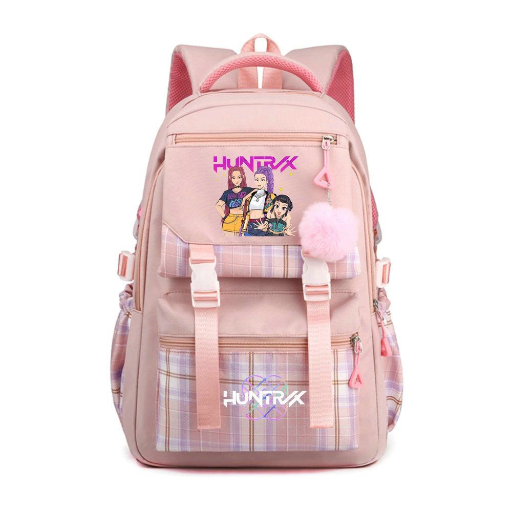 KPop Demon Hunters Everyday Backpack Printe Field Sport School Tote Capacity Outing Laptop Rucksack Gender-neutral Sling Backpack Casual