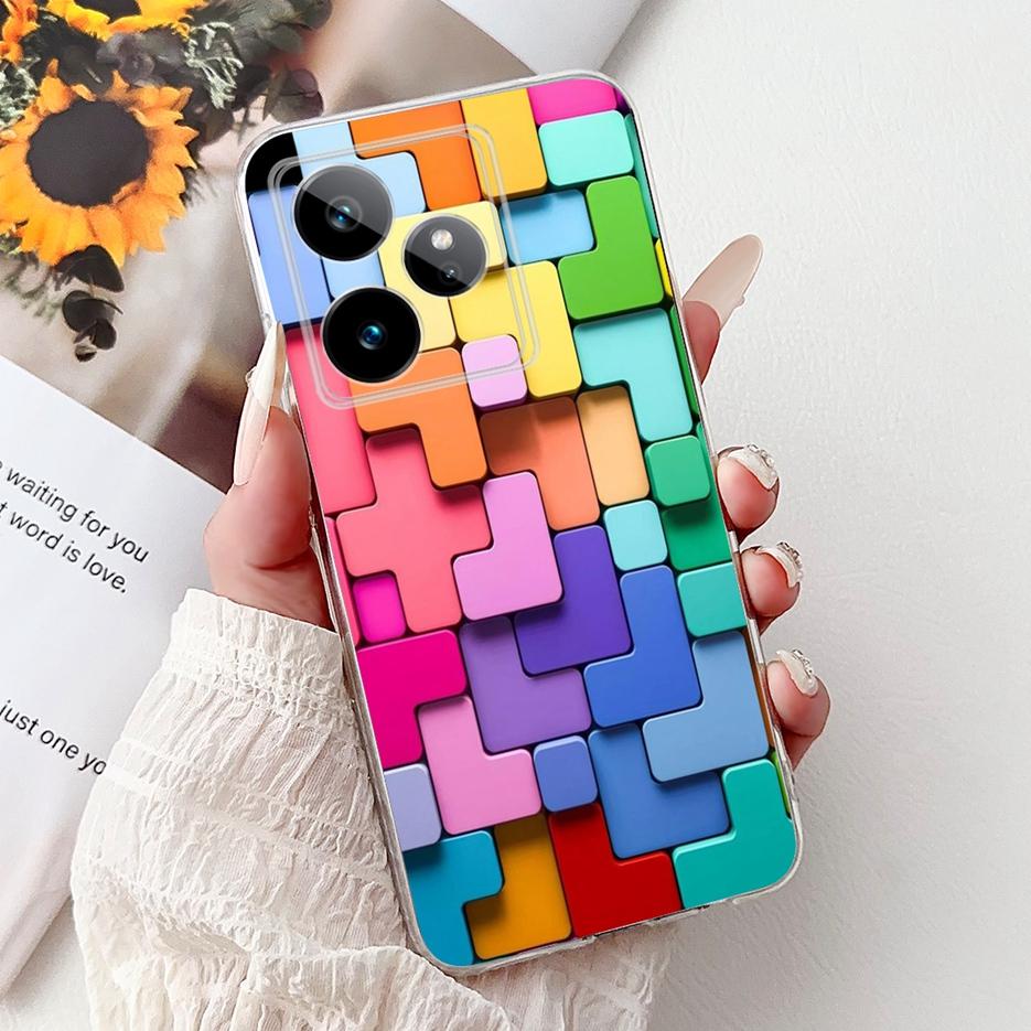 

For Realme GT7 GT 7T 5G Case RMX5061 Cute Fashion Painted Cover Soft Silicone Case For Realme GT 7 Pro GT7 T RealmeGT 7T 5G Bags Realme GT 7 Pro