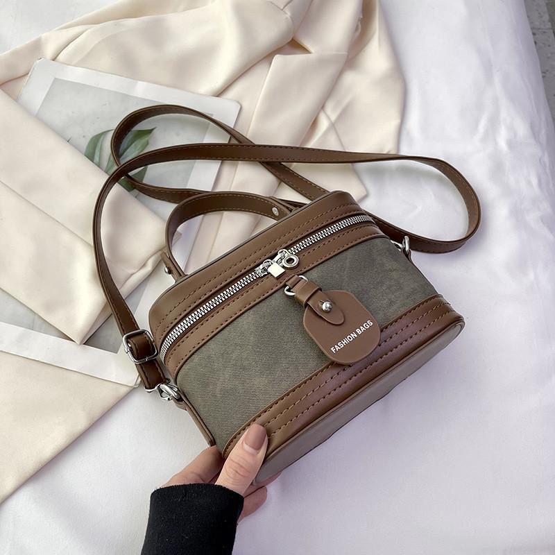 Fashionable Women s Handbag 2023 New Autumn Winter Commuter Bucket Bag High-end Crossbody Bag хаки