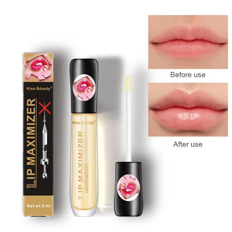 Szybkie Serum Powiększające Usta Olejek do Ust Sexy Błyszczyk Zwiększa Elastyczność Ust Redukuje Drobne Zmarszczki Rozjaśnia Nawilża Pielęgnacja Ust gray