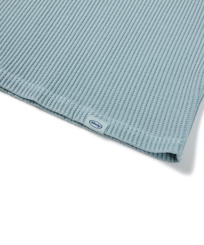 MMLG Dyed Waffle Lsv-T (Sky Blue)