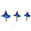 Round Over Edging Router Bit Radius In 3/8 3/4 8mm Shank Router Bit Straight End Mill Trimmer P9YB